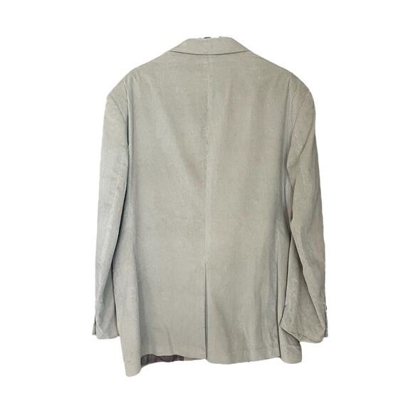 Saddlebred Men’s 44R Tan Corduroy Sport Coat Blazer – Classic 2-Button - Picture 2 of 9